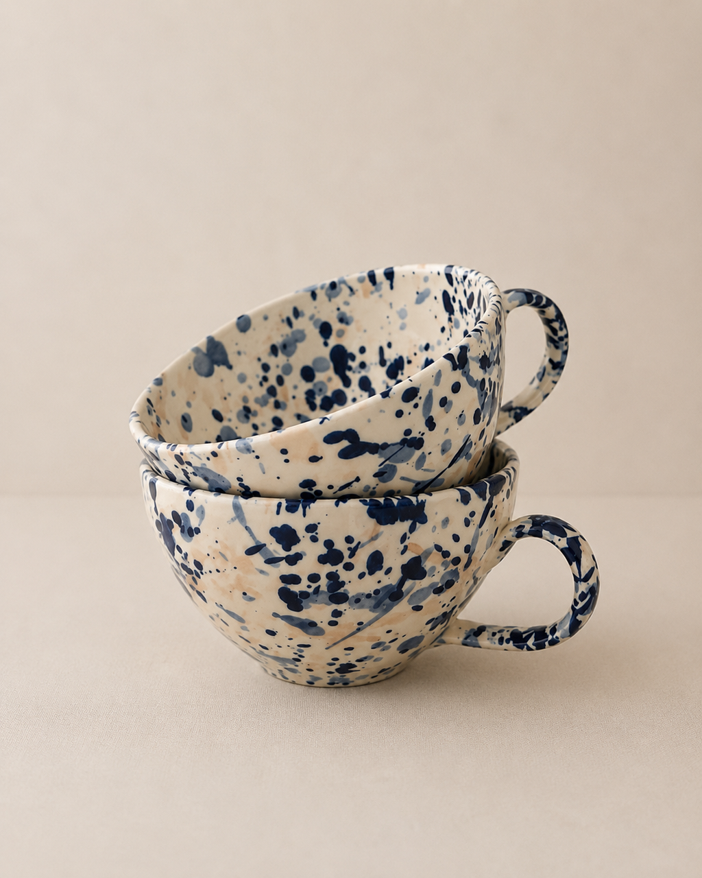 Blue Dotty Mug - Large