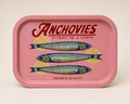 Pink Anchovies Tin Tray