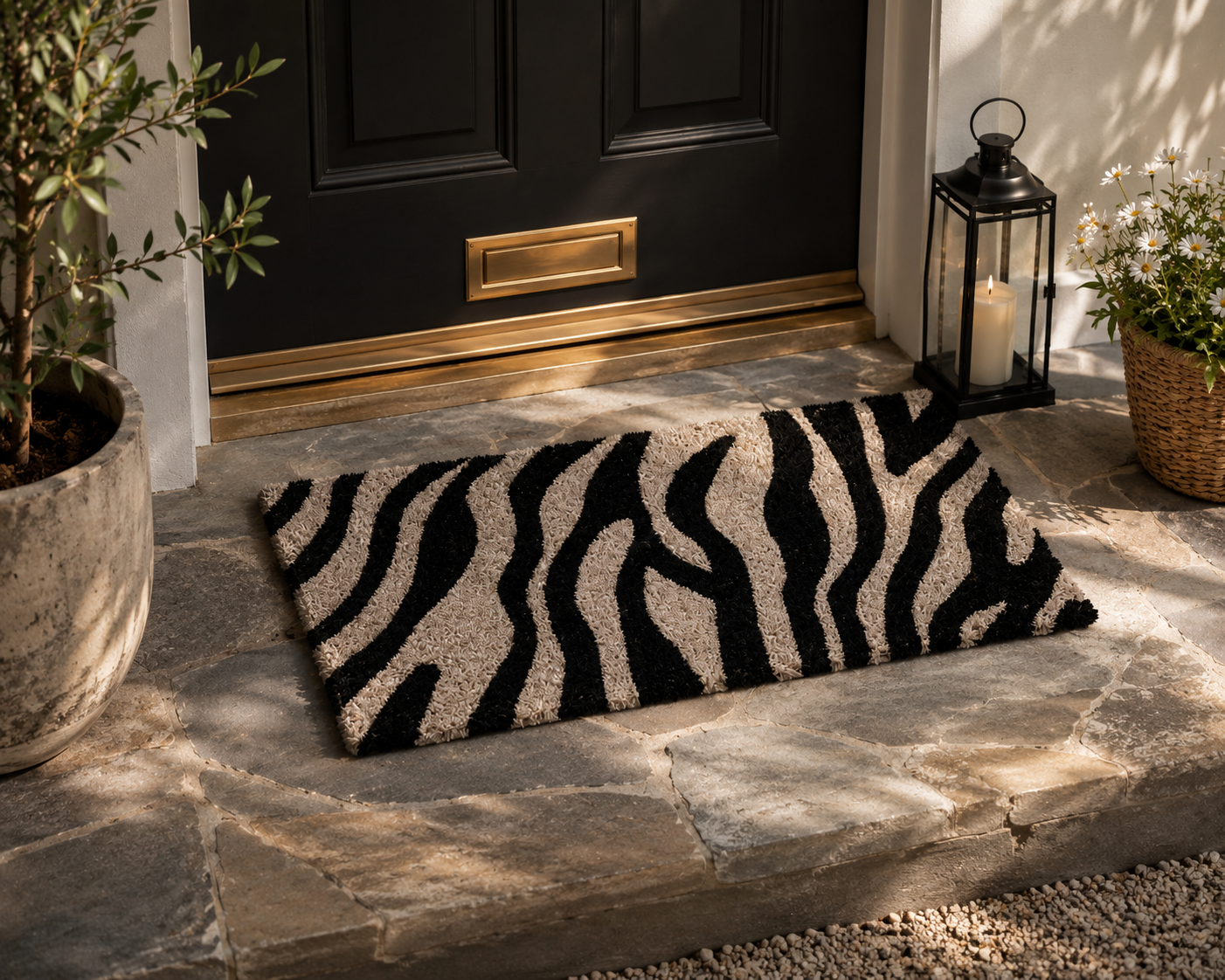 Zebra Door Mat