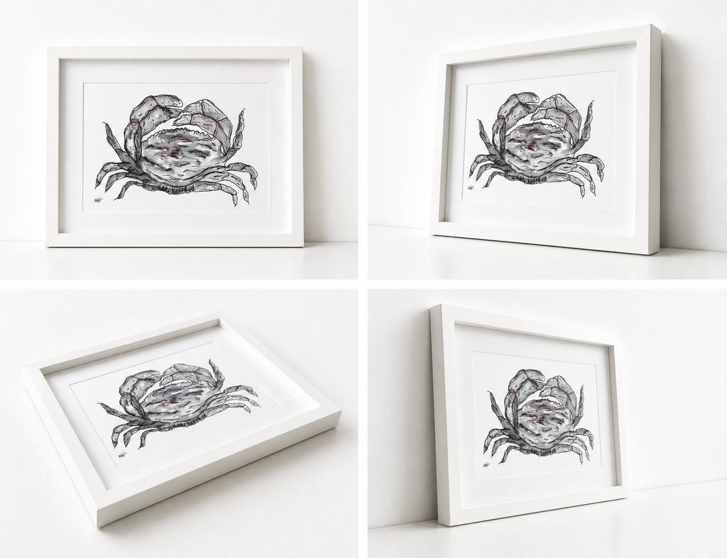 A5 Crab Drawing