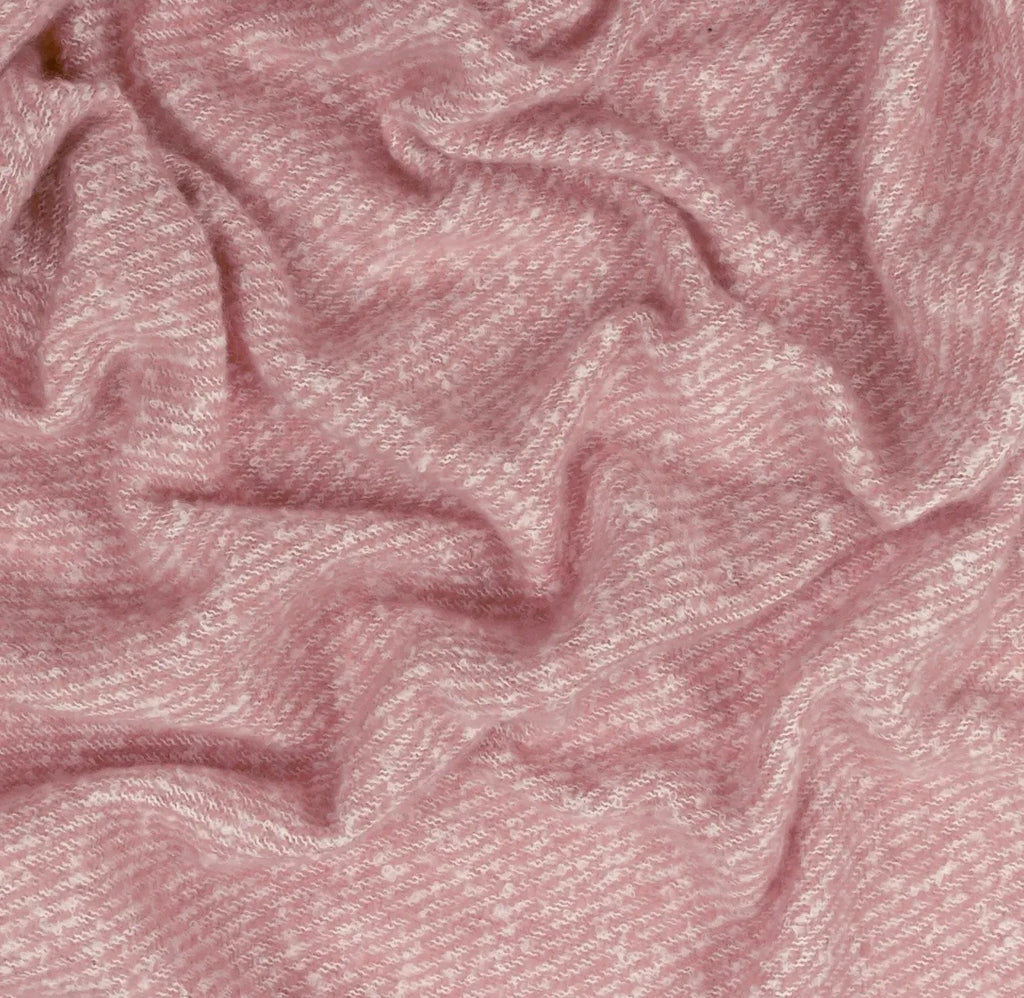 Isla Woven Tasselled Pink Throw
