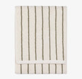 Olive Striped Hand Towel