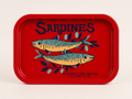 Red Sardines Tin Tray