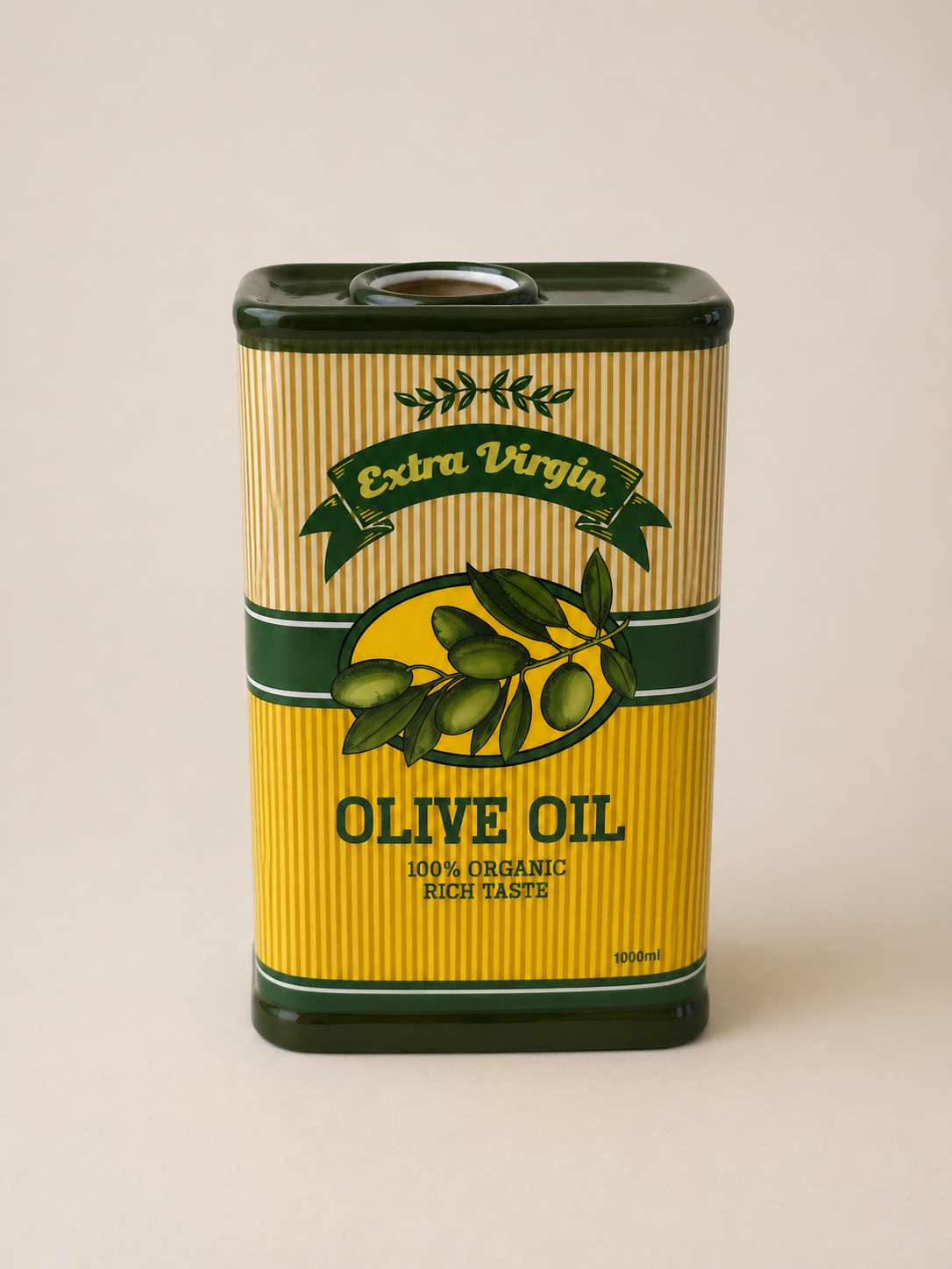 Retro Olive Oil Vase