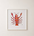Bespoke 30cm Framed Lobster Illustration