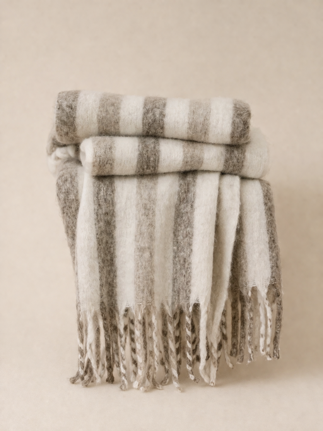 Beechwood Woven Stripe Throw