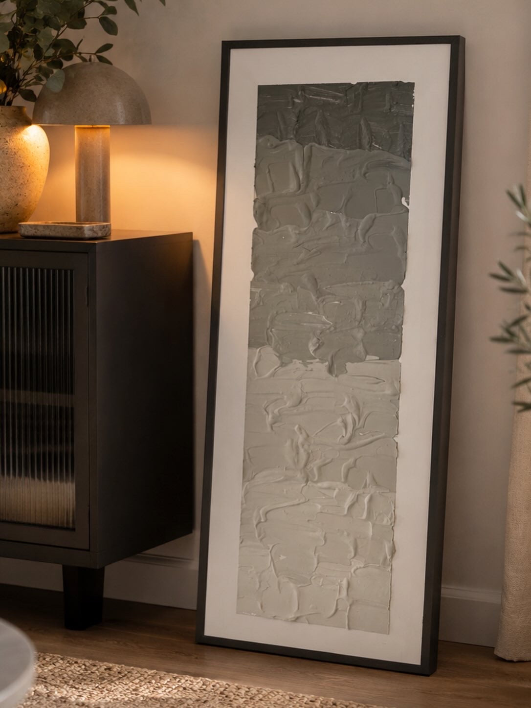 80cm x 30cm Textured Box Canvas