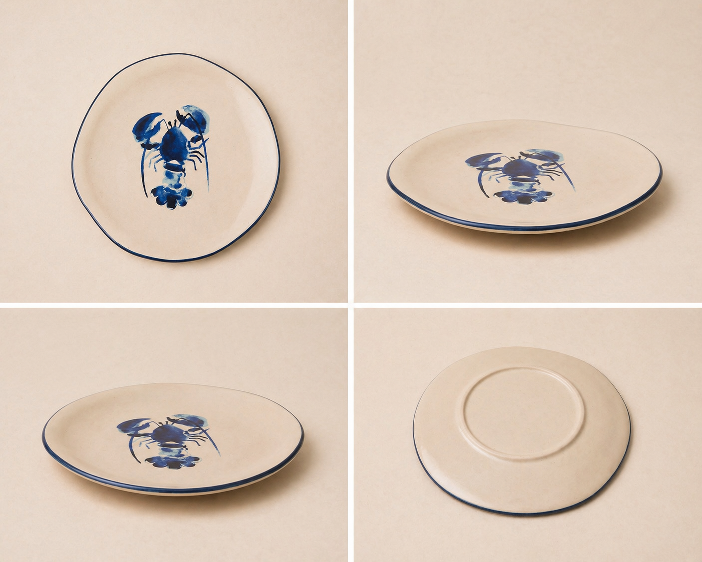 Blue Lobster Trinket Dish
