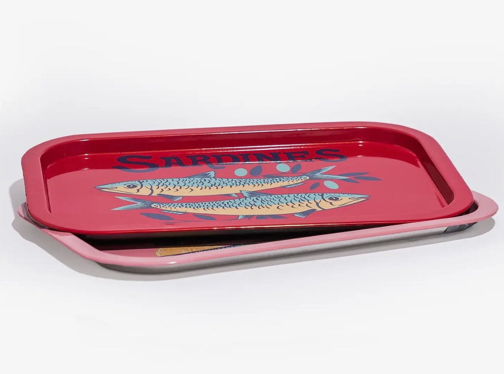 Red Sardine Serving Tray