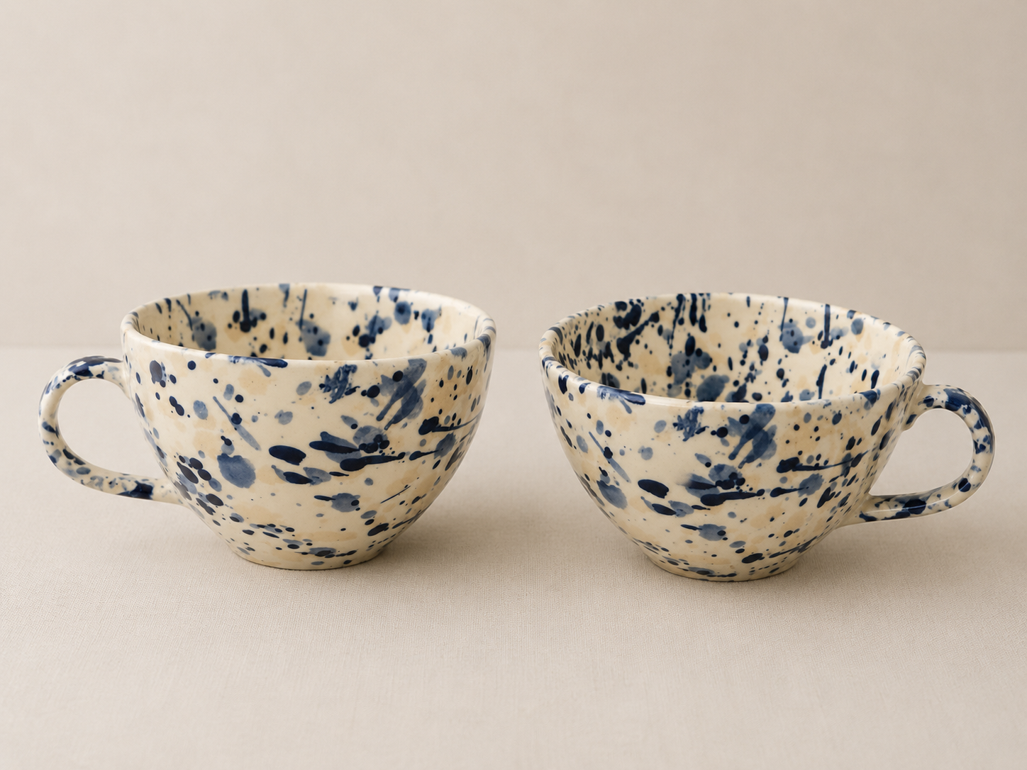 Blue Dotty Mug - Large