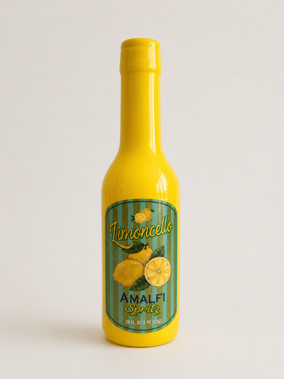 Limoncello Ceramic Bottle Vase